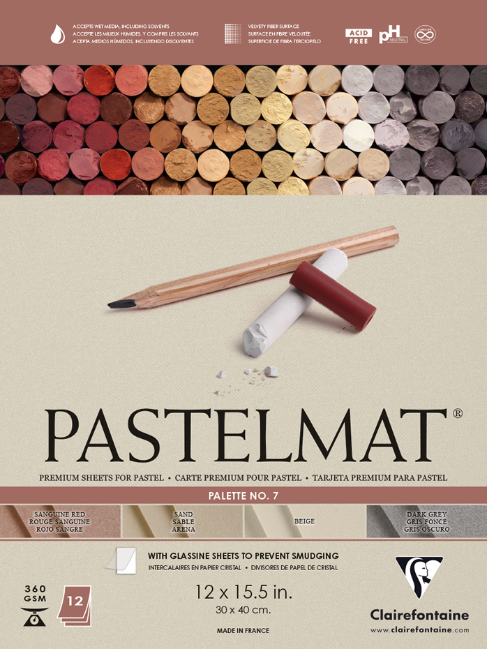 Pastelmat Paper in Pads, Sheets, Rolls and Boards
